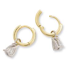 Radiance by Absolute™ Two-Tone Pear Drop Earrings