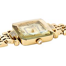 Radiance by Absolute™ Women's Faceted Square Face Bracelet Watch