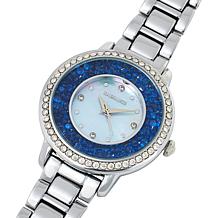Radiance by Absolute Women's Floating Stones Bracelet Watch