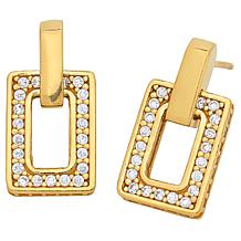 Radiance by Absolute™ x Katharine McPhee 2.17ctw Rectangle Earrings