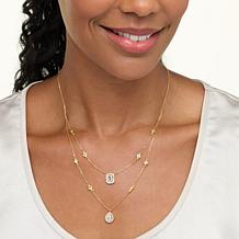Radiance by Absolute™ x Katharine McPhee 6.05ctw Layered Drop Necklace