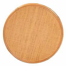 Raflesia Round Rattan Coffee Table, 29.5" W x 18.1" H