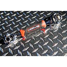 Rarities Gold-Plated White Topaz and Rutilated Quartz Drop Earrings