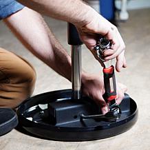 Rarities Gold-Plated White Topaz and Rutilated Quartz Drop Earrings