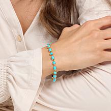 Rarities Sleeping Beauty Turquoise Flexible-Link 7-1/4" Bracelet