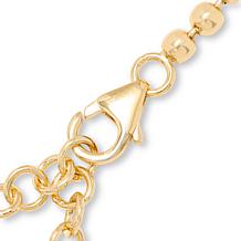 Rarities White Zircon Charm Bracelet with Extender