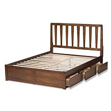 Raurey Queen Size Storage Platform Bed