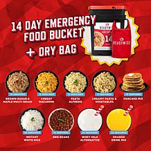 ReadyWise 150-Serving 14-Day Emergency Meal Bucket with Dry Bag