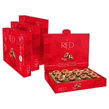 RED Chocolate 4 Boxes Diamond Truffles