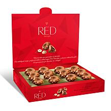 RED Chocolate 4-pack Flavor Variety Diamond Truffles AS