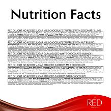 RED Chocolate 50-count Truffles & Mini Bars Variety Pack 11/3