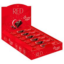 RED Grab & Go 24-pack Dark Chocolate Bars w/Gift Box Ships 11/3