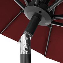 Reflection 9' OneClick Gen2 Red Patio Market Umbrella