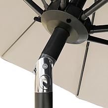 Reflection 9' OneClick Gen2 Tan Patio Market Umbrella