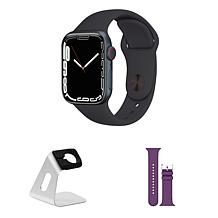 Refurbished Apple Watch Series 7 GPS 45mm Bundle | HSN