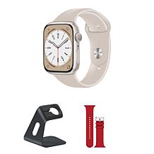 Apple Watch Series 8 GPS 45mm M/L Bundle | HSN