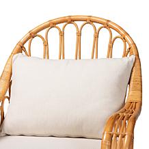 Reina Natural Rattan Arm Chair 30.3"W x 31.1"D x 37.4"H