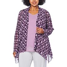 Retreat by Rhonda Shear Mesh Cardigan