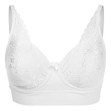 Rhonda Shear 2-pack Butterknit No Wire Underwire Bra with Lace