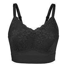 Rhonda Shear 2-pack Molded Cup Bra with Lace Overlay