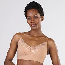 Rhonda Shear 2-pack Molded Cup Lace Bra with Invisible Edge