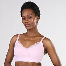 Rhonda Shear 2-pack Molded Cup Lace Bra with Invisible Edge