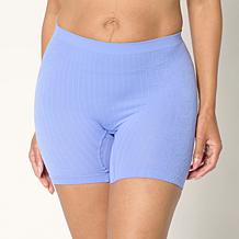 Rhonda Shear 2-pack Seamless Rose Jacquard Longline Short