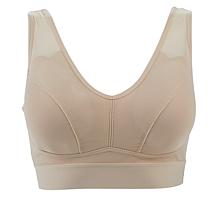 Rhonda Shear 3-pack Mesh Front Leisure Bra