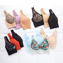Rhonda Shear 3-pack Mesh Front Leisure Bra