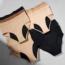 Rhonda Shear 3-pack Shear Protection Leak-Resistant Bamboo-Blend Brief