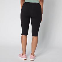 Rhonda Shear Flat Front Cropped Legging