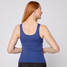 Rhonda Shear Seamless Tank with Lace Inset and Removable Pads