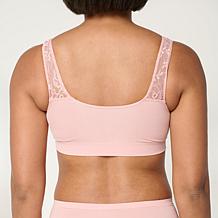 Rhonda Shear Seamless Underwire Bra with Lace