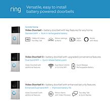 Ring Security Video Doorbell 2nd Generation w/Chime and Ring Assist+