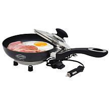 RoadPro 12-Volt Portable Frying Pan with Non-Stick Surface