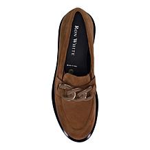 Ron White Allison Suede Loafer with Satin Shoe Bag