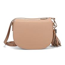 Ron White Amara Leather Crossbody Saddle Bag