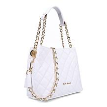 Ron White Easton Quilted Nappa Leather Satchel Bag