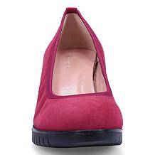 Ron White Fallona All-Day Suede Pump with Satin Shoe Bag