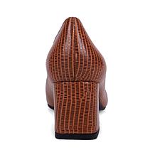 Ron White Lucille Liz Leather Heeled Pump w/ All-Day Heels® Technology