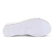 Ron White Priccila Lightweight Leather Wedge Slide Sandal