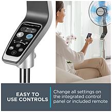 Rowenta Turbo Silence Extreme Oscillating Stand Fan with 5 Speeds