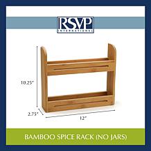 RSVP Bamboo Spice Rack
