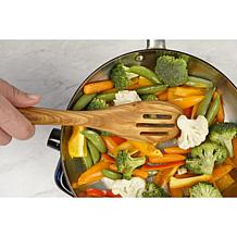 RSVP Olive Wood Slotted Spoon