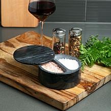 RSVP Salt Box - Black Marble