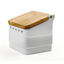 RSVP Stoneware Garlic Keeper