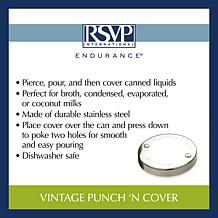 RSVP Vintage Punch N Cover