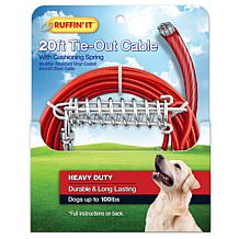 Ruffin' It Heavy Duty 20 ft.  Cable Tie-Out for Dogs, 1700#