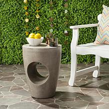 Safavieh Aishi Concrete Accent Table - Gray