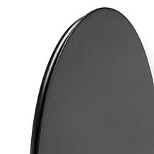 Safavieh Aistina 12.5" Matte Black Iron Mirror